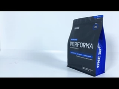 কাস্টমাইজড সমতল নীচের ব্যাগ প্লাস্টিকের Whey প্রোটিন পাউডার স্বাস্থ্য খাদ্য প্যাকেজিং ব্যাগ সঙ্গে জিপার