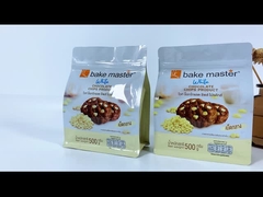 কাস্টমাইজড ফ্ল্যাট বট কুকি প্যাকেজিং প্যাকেজ স্ট্যান্ড আপ প্যাকেজ চকলেট চিপ জিপার ফুড প্যাকেজিং Ba