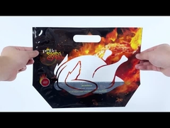 কাস্টম মুদ্রিত আকার মাইক্রোওয়েভ ব্যবহৃত রোস্ট চিকেন প্যাকেজিং ব্যাগ জিপার সঙ্গে প্লাস্টিকের চিকেন ব্যাগ