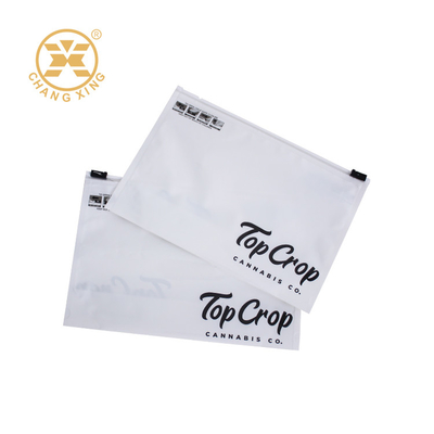 BOPP Resealable Clothing Zipper Zip Lock Bags Pouches With Logo For Apparel