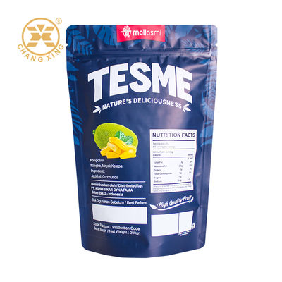 Custom Printing Stand up Pouch Design Potato Chips Packaging Plastic Banana Coconut Chips Packaging Dry Food Stand up Bag