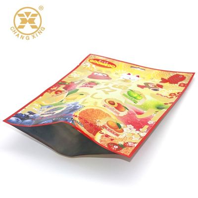 Low MOQ Digital Print Food Grade Candy Packing Bags Custom Logo Printed Zipper Lock Stand up Candy Bags