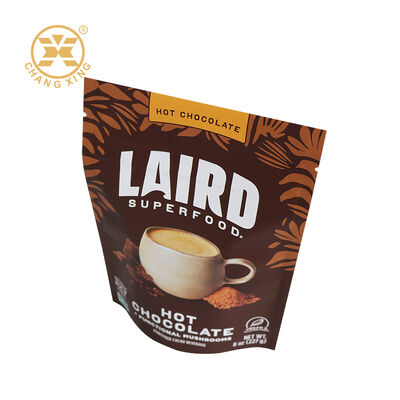 Custom Moisture-Proof Stand Up Pouch Coffee Powder Packaging Bag Plastic Protein Powder Bag Zipper Coffee Bags