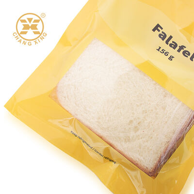 Resealable Bread Packaging Bags Food-Grade & Odor-Free Bakery Bags with Zipper Custom Sizes for Individual Wrappers