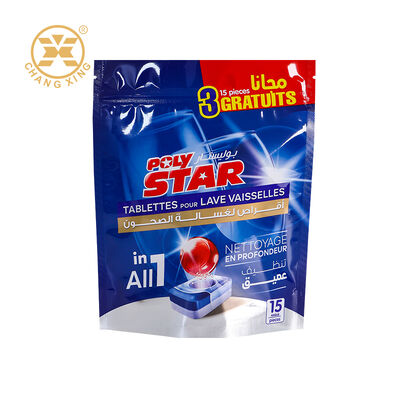 Custom Printed Moisture Proof Detergent Packaging Pouch with Gravure Printing Stand Up Pouch