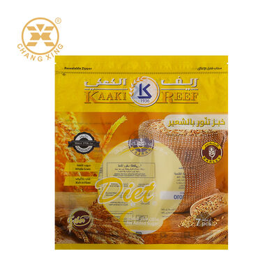 Custom Printed Food Grade Plastic Sealed Bag with Gravure Printing and Moisture Proof for Flour Cereal Packaging