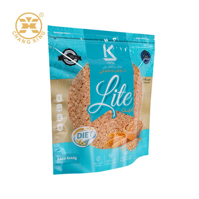 Custom Printed Food Grade Plastic Sealed Bag with Gravure Printing and Moisture Proof for Flour Cereal Packaging