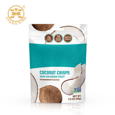 MPET Resealable Matte Dry Fruit Packaging Bags 750g Compostable Stand Up Pouches