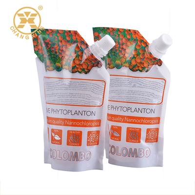 2.8KG 5KG Fertilizer Packaging Bag Plant Fertilizer LDPE Plastic Pouch Bag With Spout