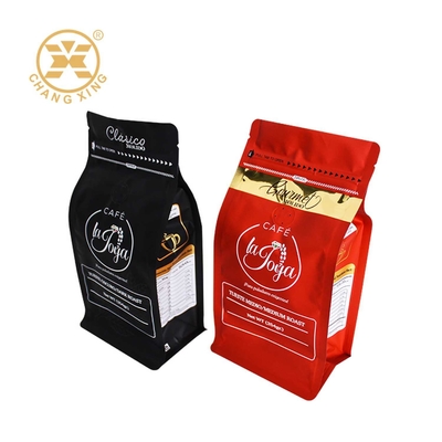কাস্টম ডিজাইন অ্যালুমিনিয়াম 16oz কফি প্যাকেজিং ব্যাগ আস্তরণের সঙ্গে