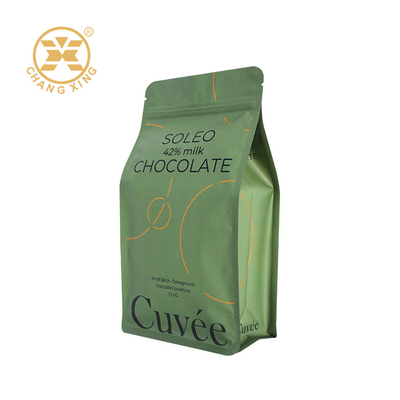 ভালভ সহ ম্যাট ফয়েল সাইড গাসেট 6oz কফি প্যাকেজিং ব্যাগ