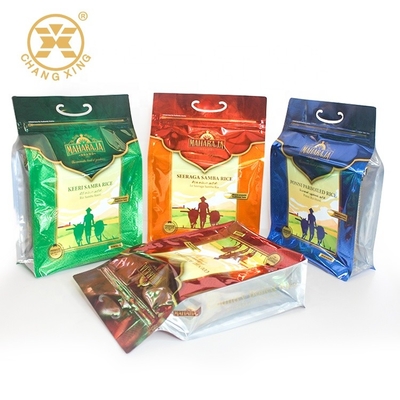 1kg 2kg 5kg 10kg প্লাস্টিক স্তরিত চাল প্যাকেজিং ব্যাগ কাস্টমাইজড গ্রহণ