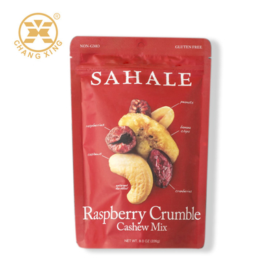 128g 4oz 6oz প্লাস্টিকের ব্যাগ বাদাম রোল ফিল্ম খাদ্য প্যাকেজিং ব্যাগ বাদাম প্যাকিং ব্যাগ স্ন্যাক জন্য