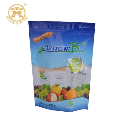 250g 8oz রিসিলেবল জিপলক ভেজিটেবল প্যাকিং ব্যাগ ডয়েন কুকি সুগার প্যাকেজিং পাউচ