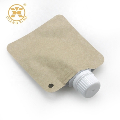 30ml 50ml ডিটারজেন্ট প্যাকেজিং পাউচ 3 সাইড সিল করা লেমিনেটেড ক্রাফট পেপার ফুড প্যাকেজিং