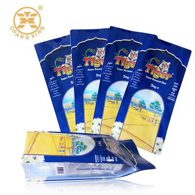গুণ 10 কেজি চাল প্যাকেজিং ব্যাগ OEM লোগো 5KGS 10 কেজি চাল প্যাকেজিং ব্যাগ কারখানা
