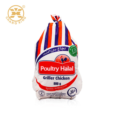 PE OPP 900g 1200g ফ্রোজেন ফুড প্যাকেজিং ব্যাগ টার্কি চিকেন প্যাক করার জন্য প্লাস্টিক পাউচ