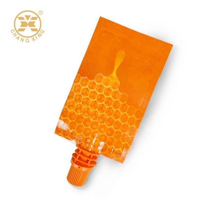 LDPE Honey Sachet প্যাকেজিং Rohs প্রোটিন পাউডার 500g Stand Up Pauch with Nozzle